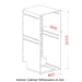 308 Litre Glass Door Upright Dual Zone Wine Fridge - Lushmist