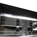 Commercial Under Bench Black Glass Double Door Bar Fridge - Lushmist