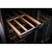 Divin Double Door Dual Zone Wine Fridge in Stainless Steel - Lushmist
