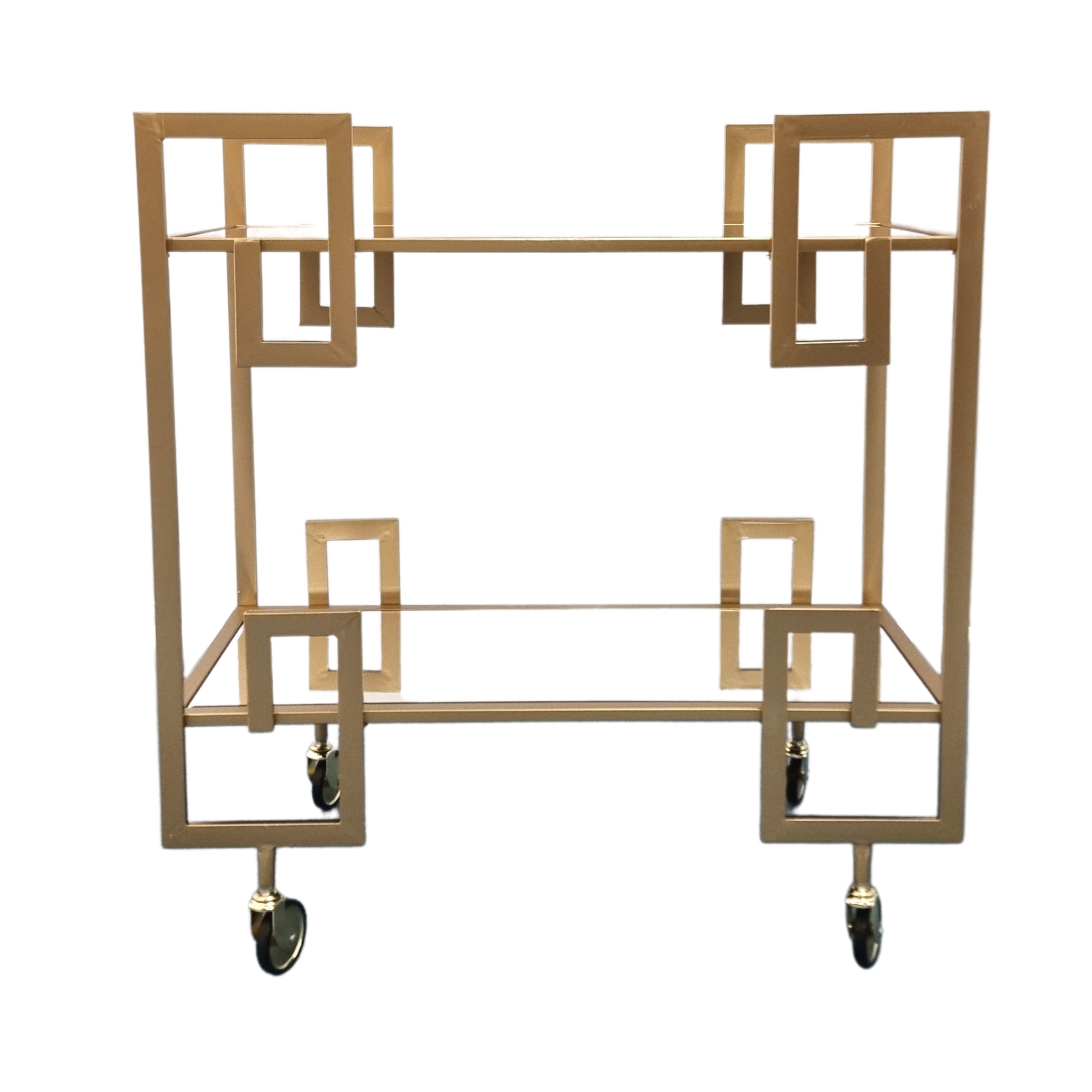 Greekey Gold bar cart 