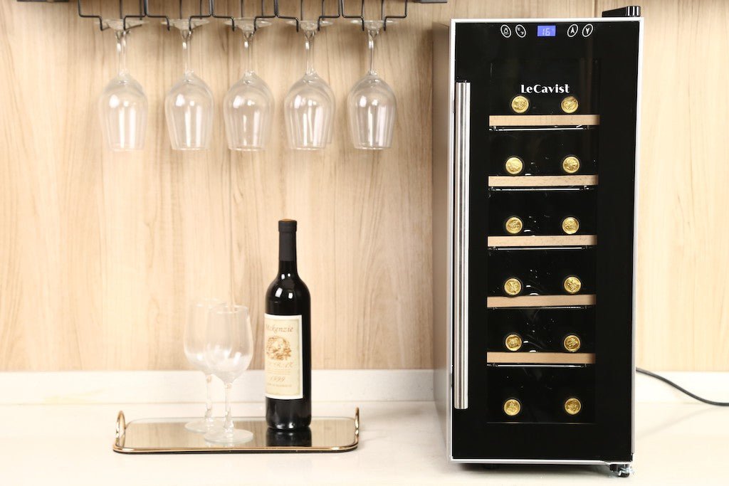 Compact wine fridge for countertops