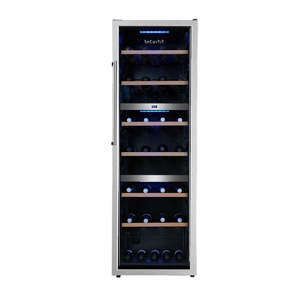 Silver large wine fridge 