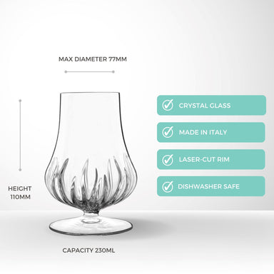 Cognac glassware size guide