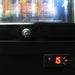 Temperature control panel for a bar fridge