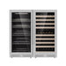 Upright Wine Cooler and Beer Refrigerator Combo With Low-E Glass 1200mm - Lushmist